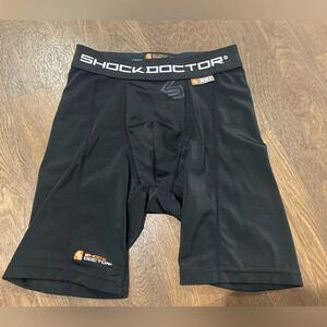 Shock Doctor Core Compression Short Youth Boys XLarge  Black